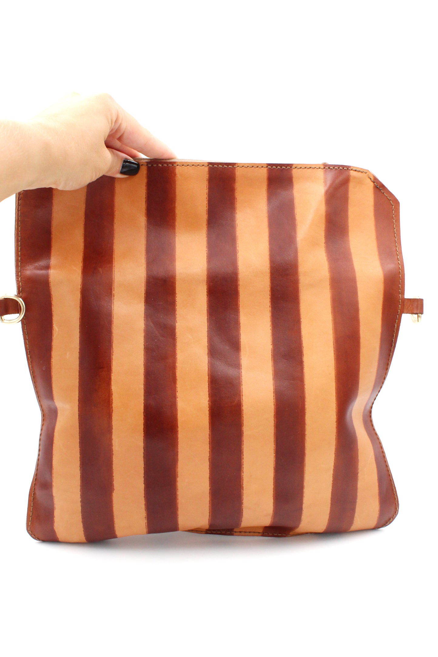 Large Striped Pouch/Bag