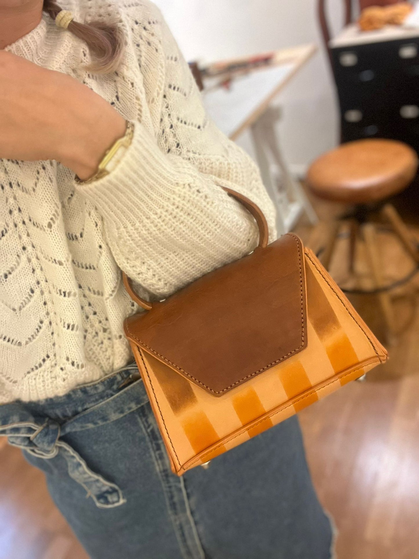 Sac à main S "Caramel Au Beurre Salé"